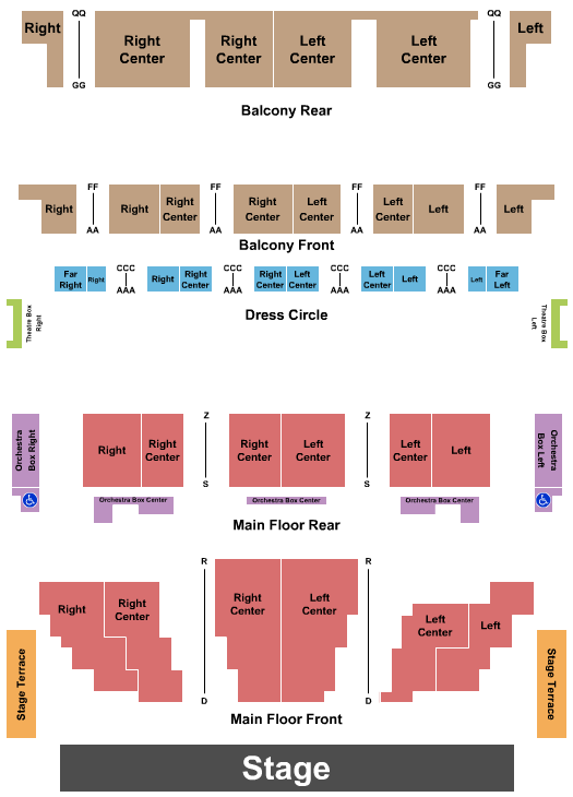 Hilbert Circle Theatre Harry Potter Seating Chart